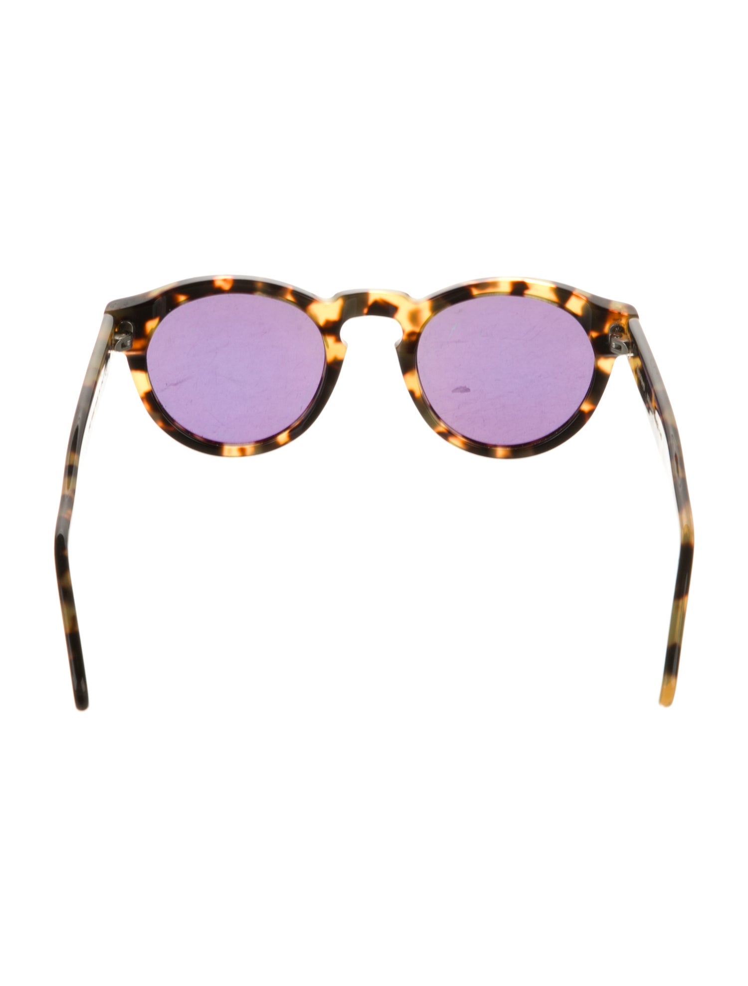 Illesteva Round Gradient Sunglasses