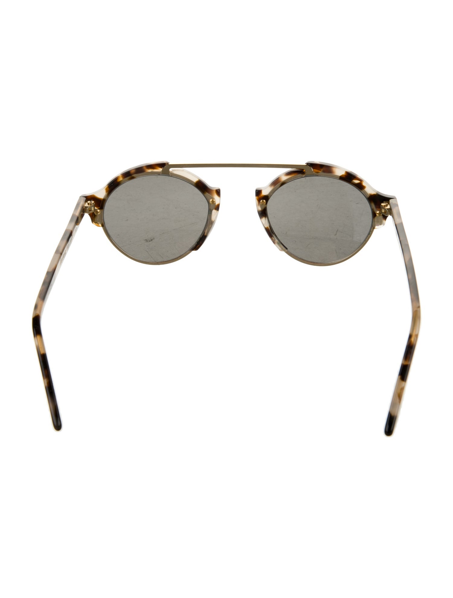 Illesteva Aviator Mirrored Sunglasses