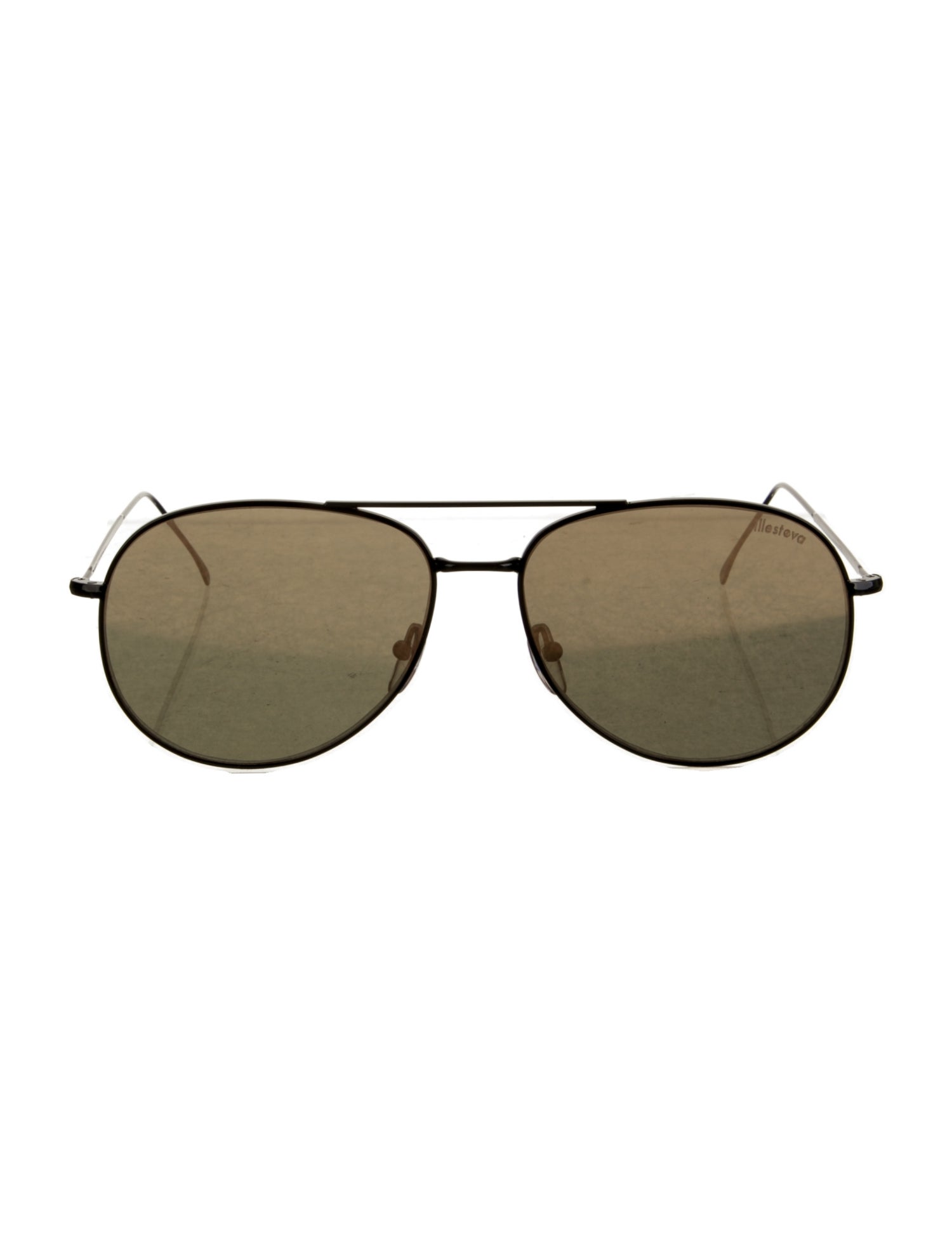 Illesteva Aviator Mirrored Sunglasses