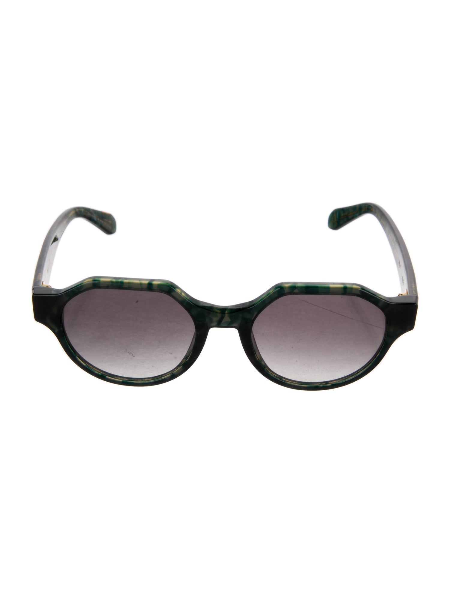 Krewe Round Gradient Sunglasses