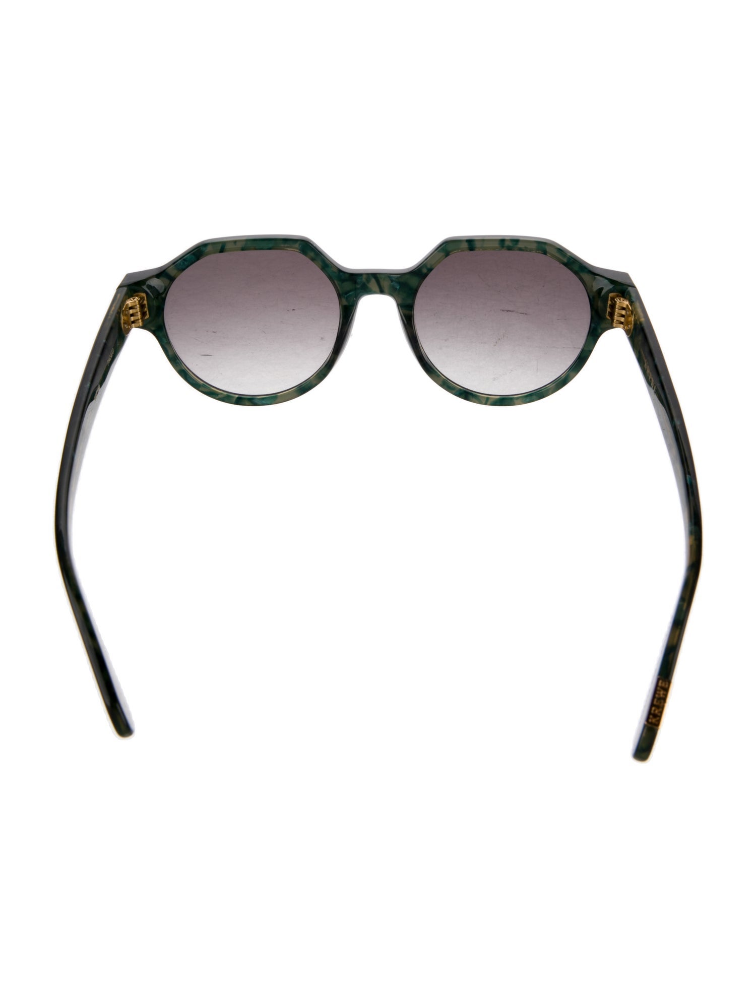Krewe Round Gradient Sunglasses