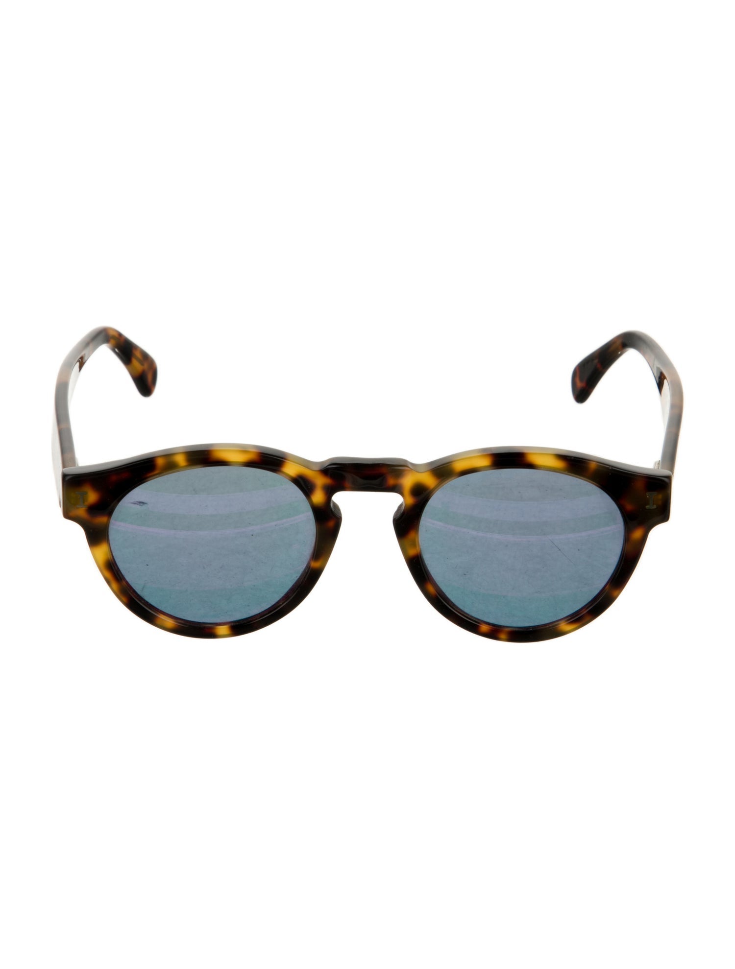 Illesteva Round Gradient Sunglasses