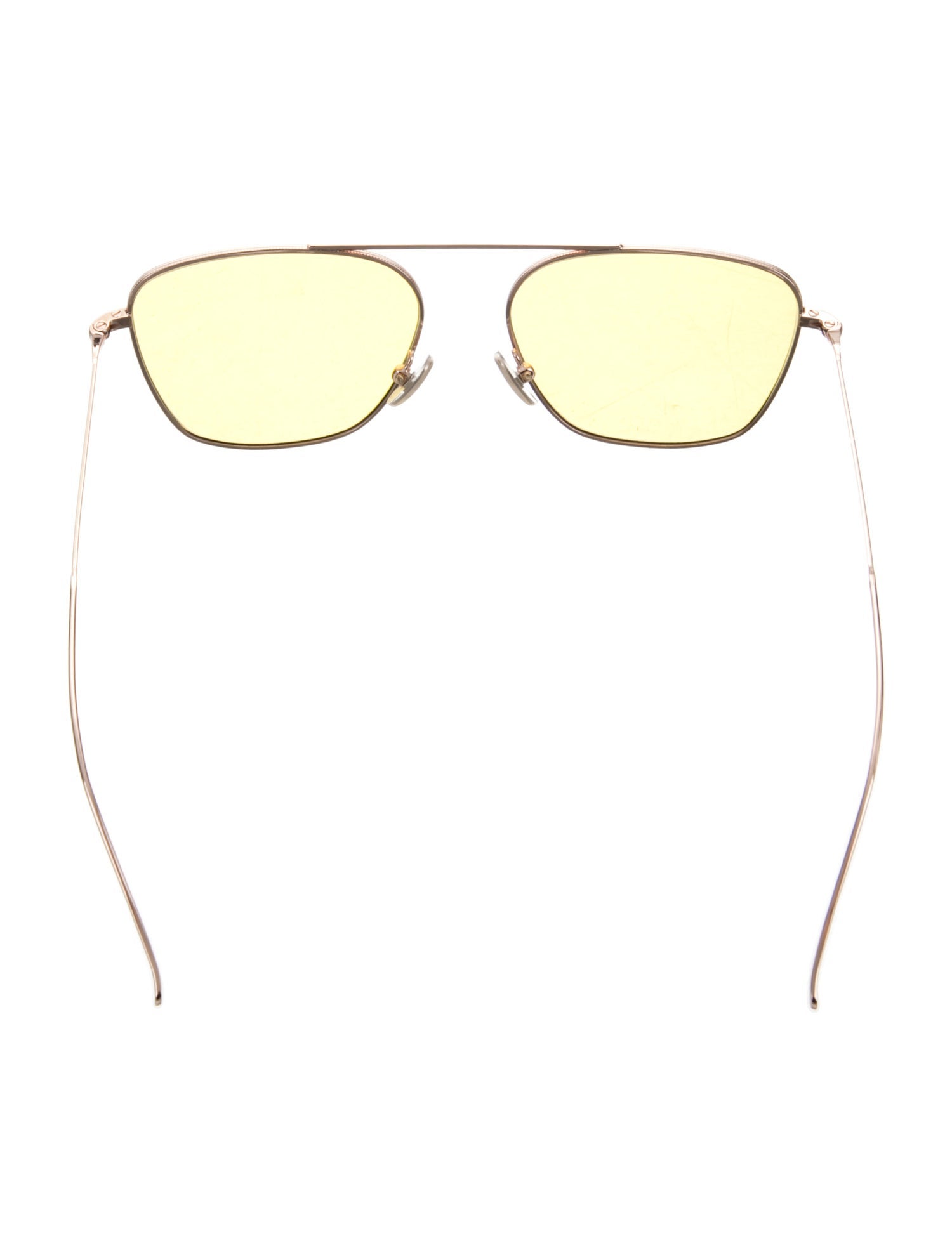 Illesteva Aviator Tinted Sunglasses