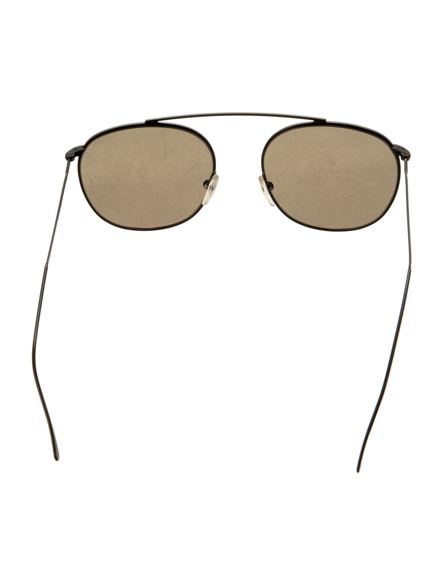 Illesteva Round Mirrored Sunglasses