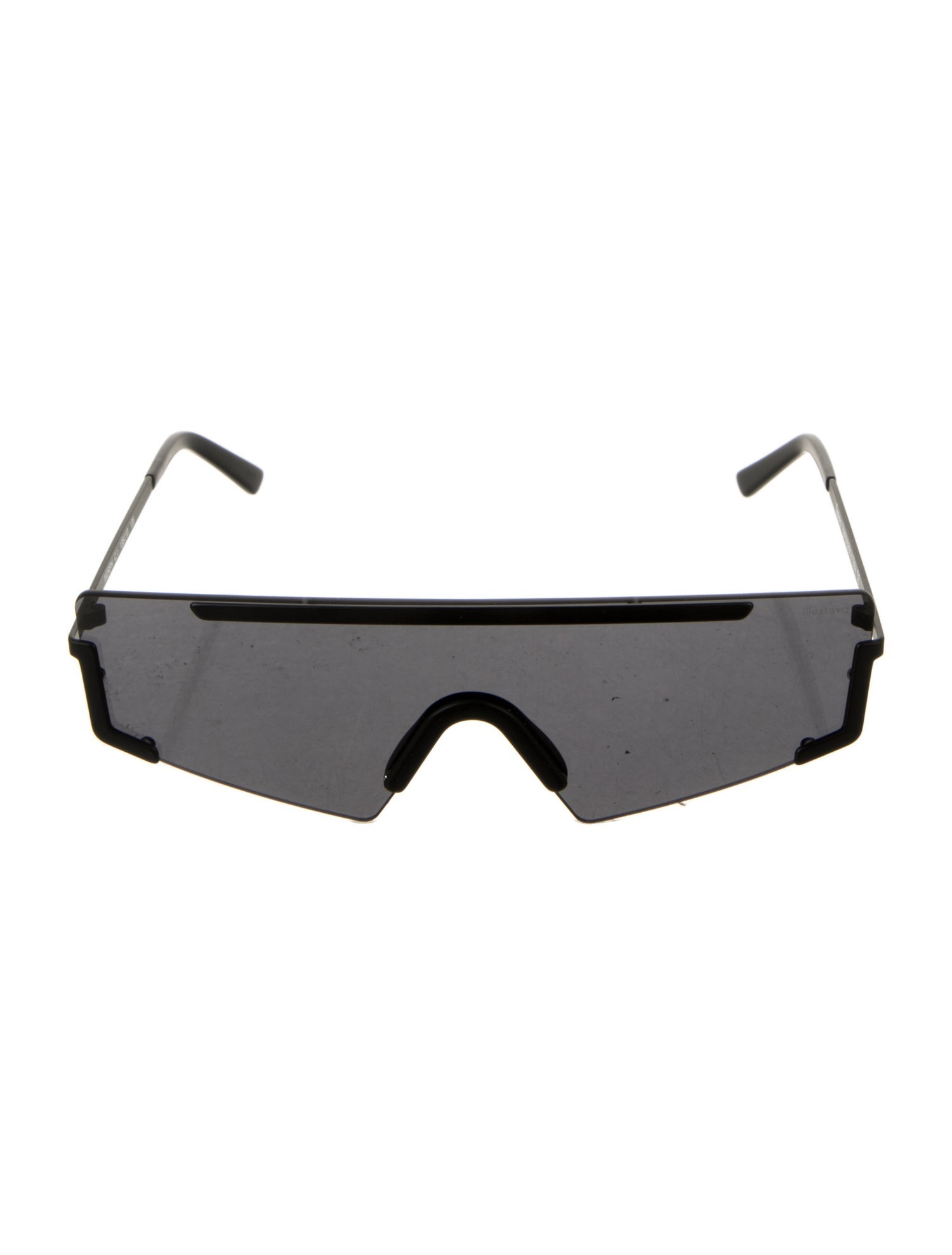 Illesteva Shield Mirrored Sunglasses