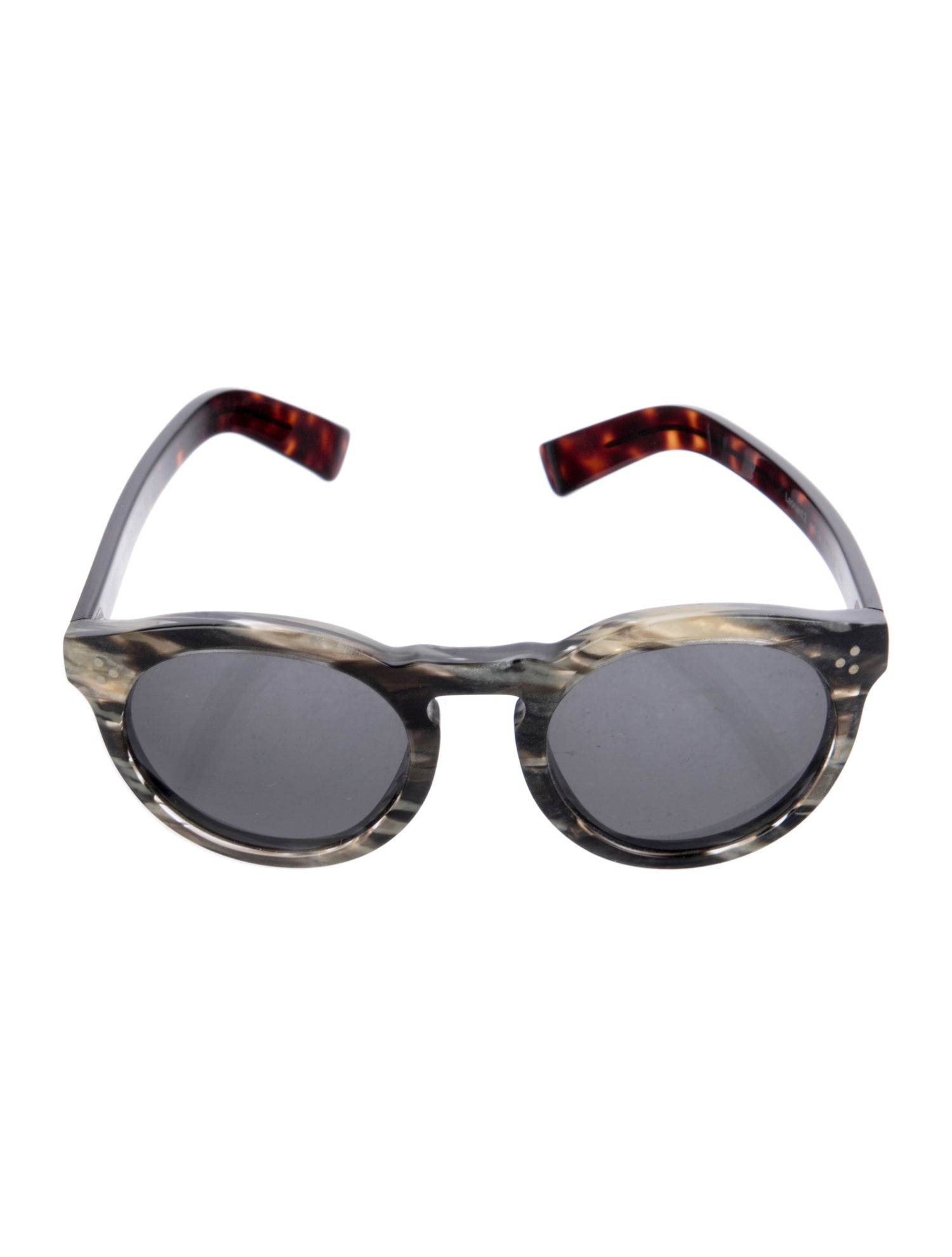 Illesteva Round Mirrored Sunglasses