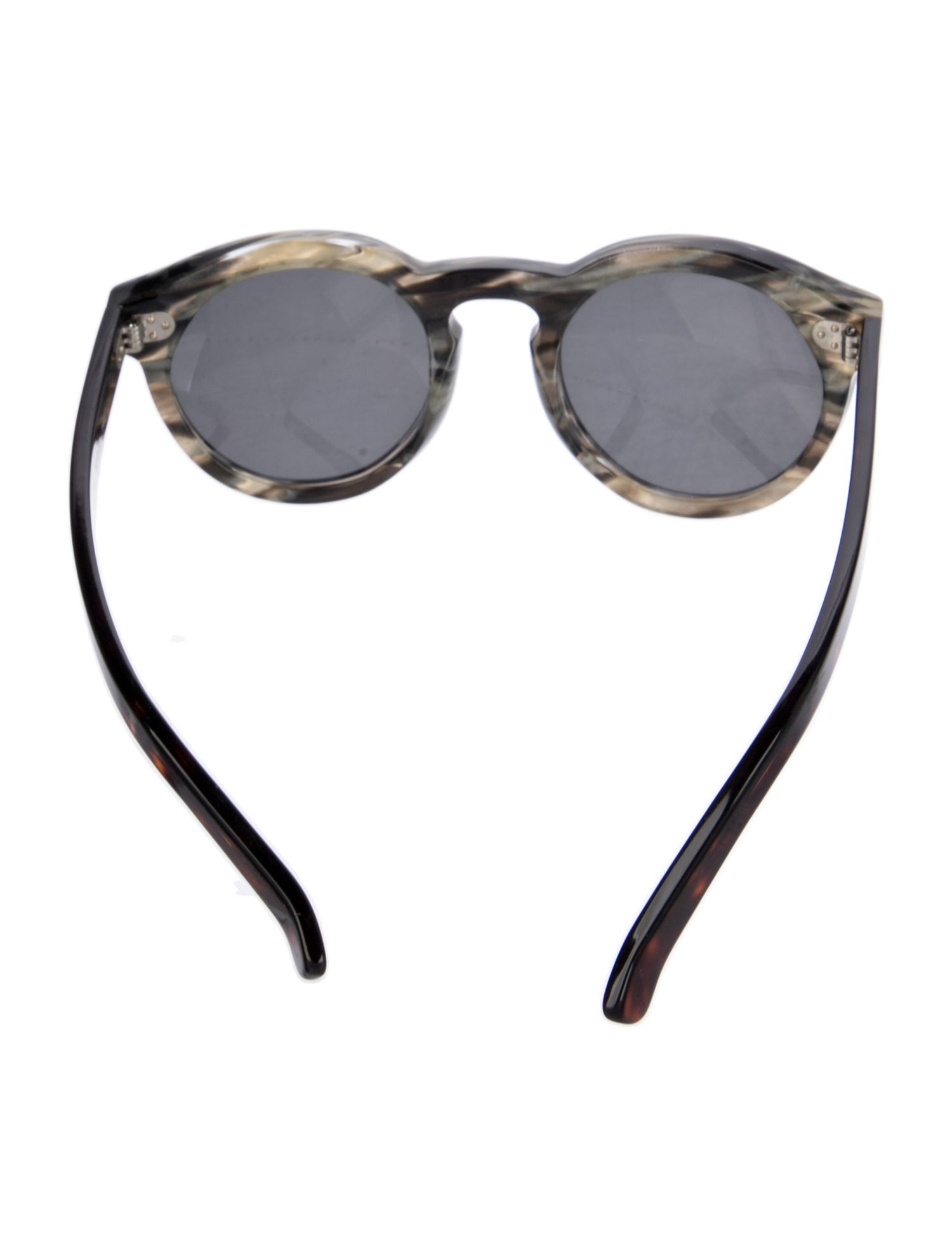 Illesteva Round Mirrored Sunglasses