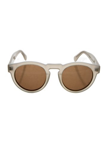 Pre-owned Illesteva Round Tinted Sunglasses In Neutrals