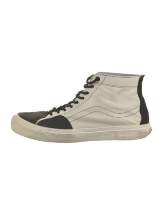Vans x Taka Hayashi Leather Colorblock Pattern Sneakers