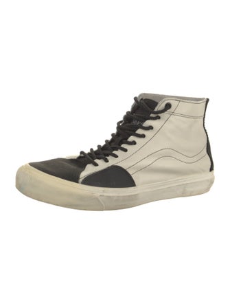 Vans x Taka Hayashi Leather Colorblock Pattern Sneakers