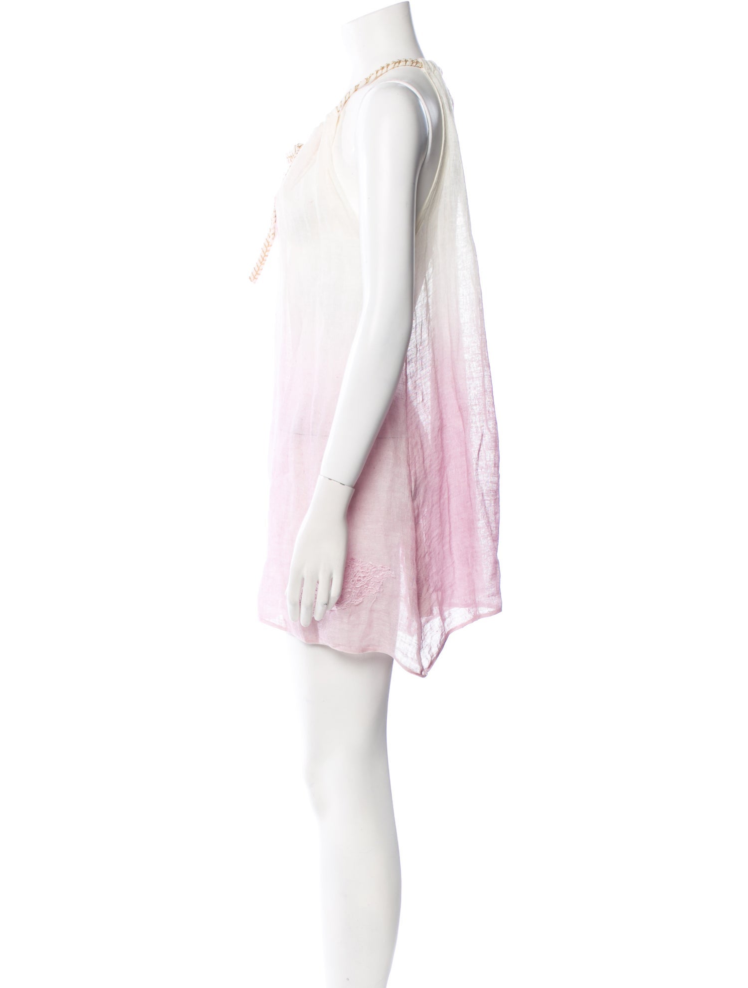 Vanita Rosa Linen Mini Dress