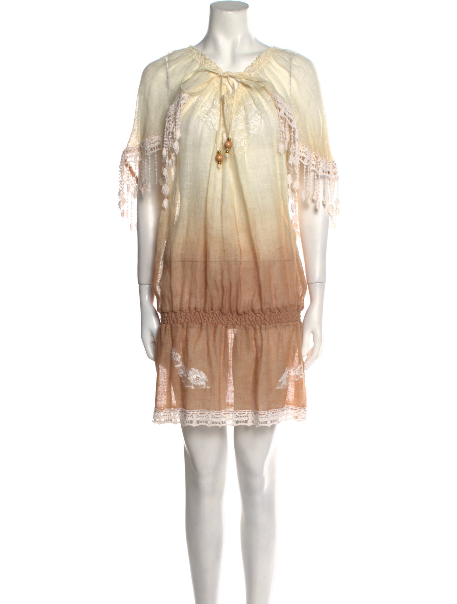 Vanita Rosa Linen Mini Dress