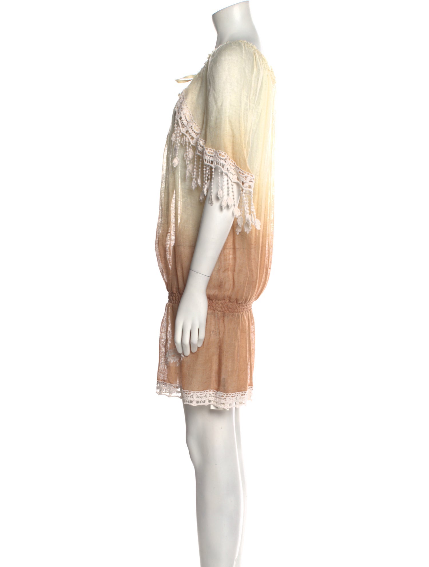 Vanita Rosa Linen Mini Dress