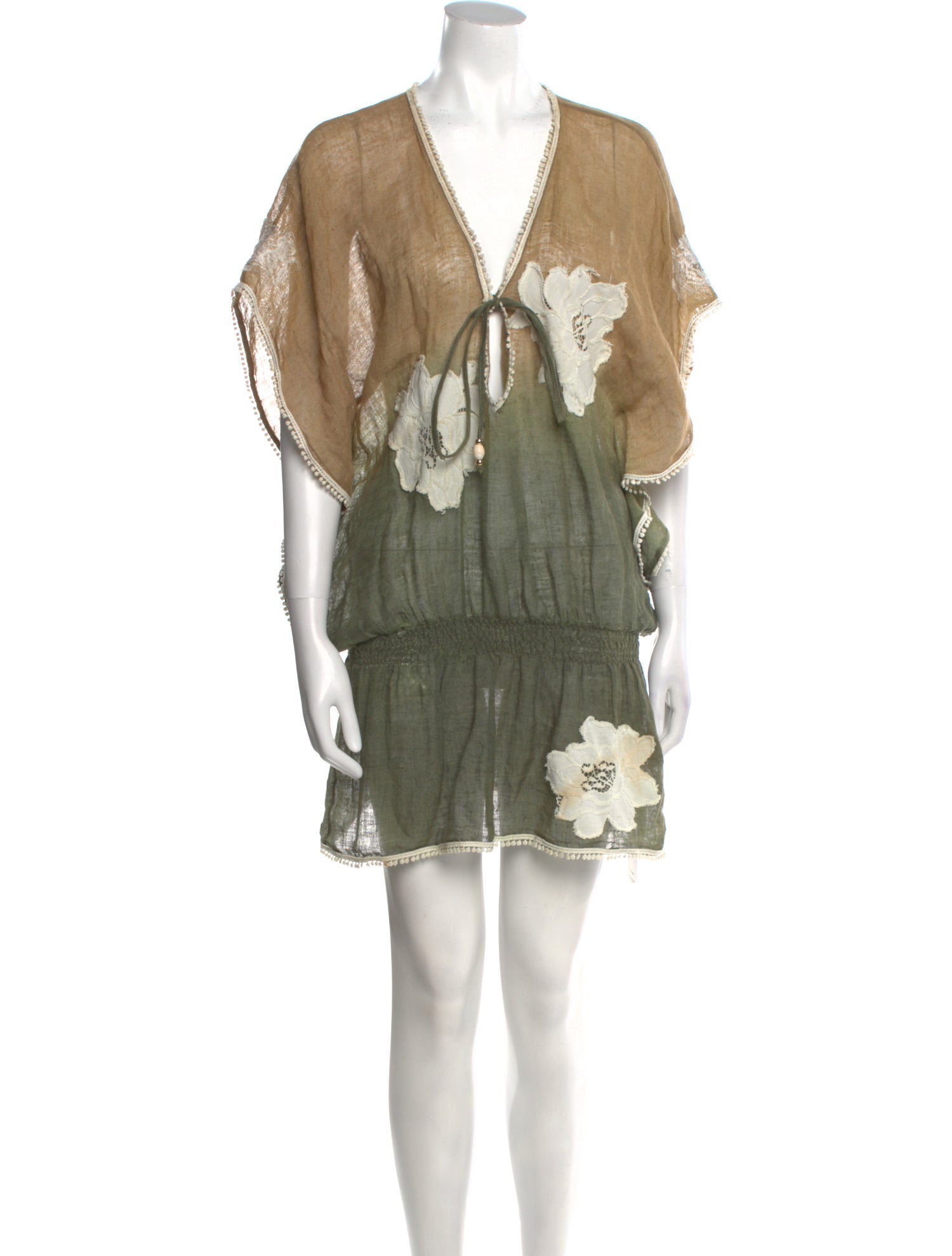 Vanita Rosa Linen Mini Dress