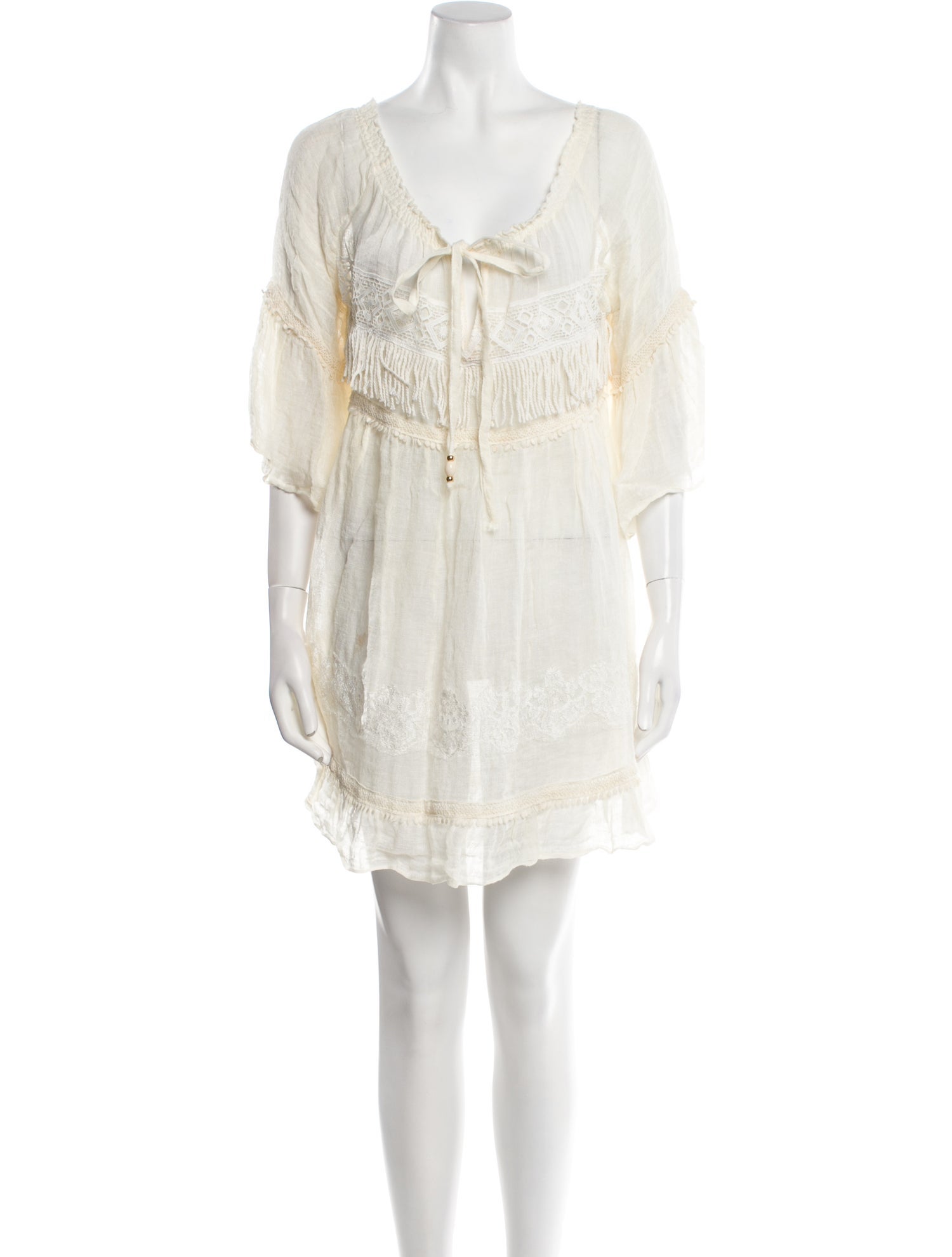 Vanita Rosa Linen Mini Dress