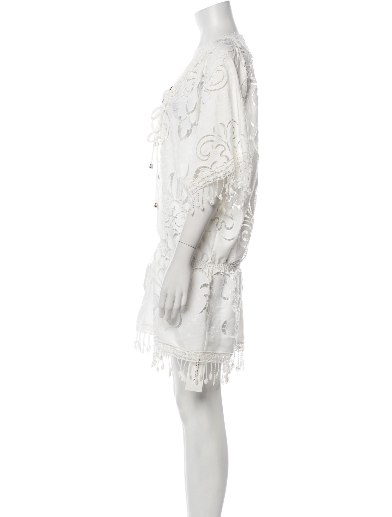 Vanita Rosa V-Neck Mini Dress