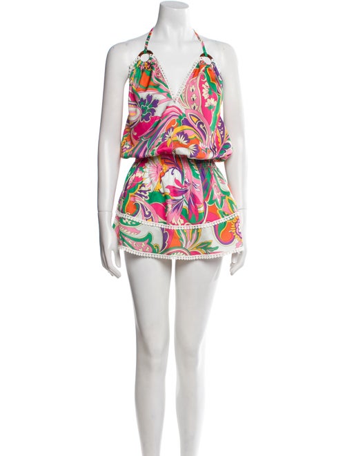 Vanita Rosa Printed Mini Dress