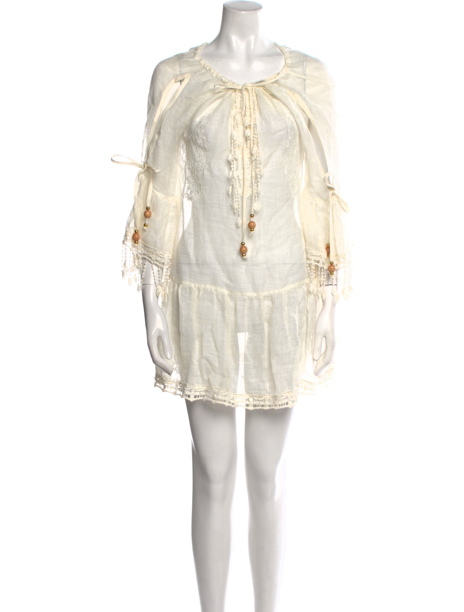 Vanita Rosa Linen Mini Dress