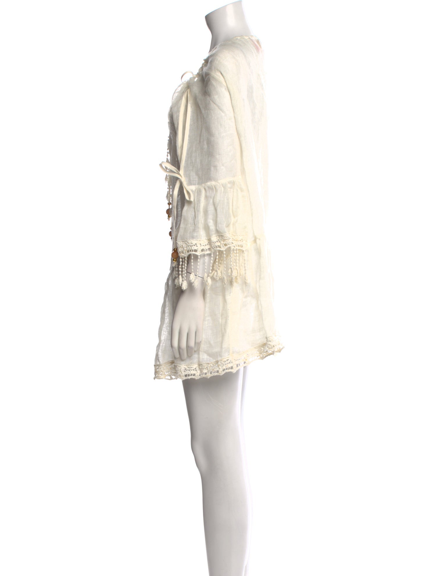 Vanita Rosa Linen Mini Dress