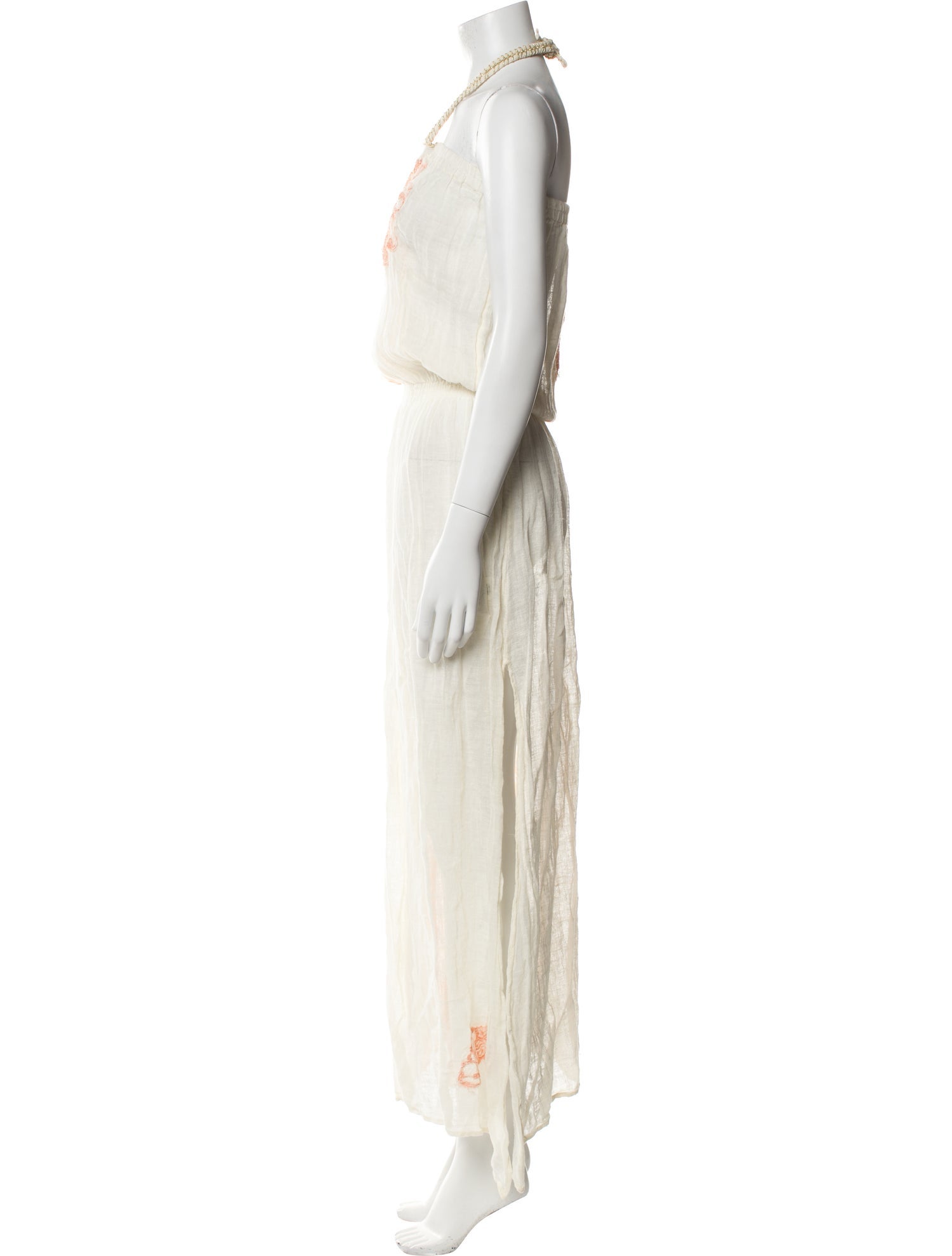 Vanita Rosa Linen Long Dress