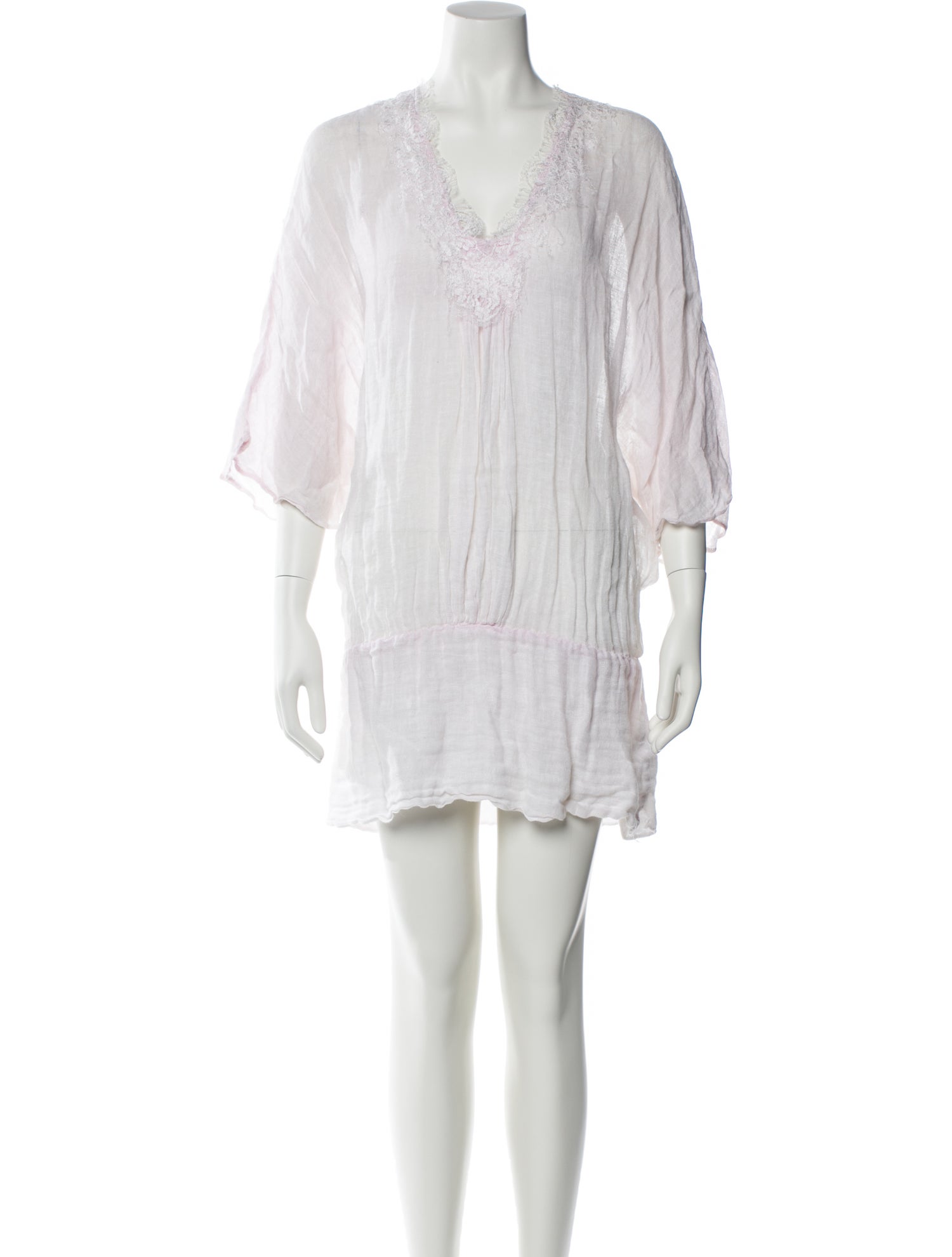 Vanita Rosa Linen Mini Dress