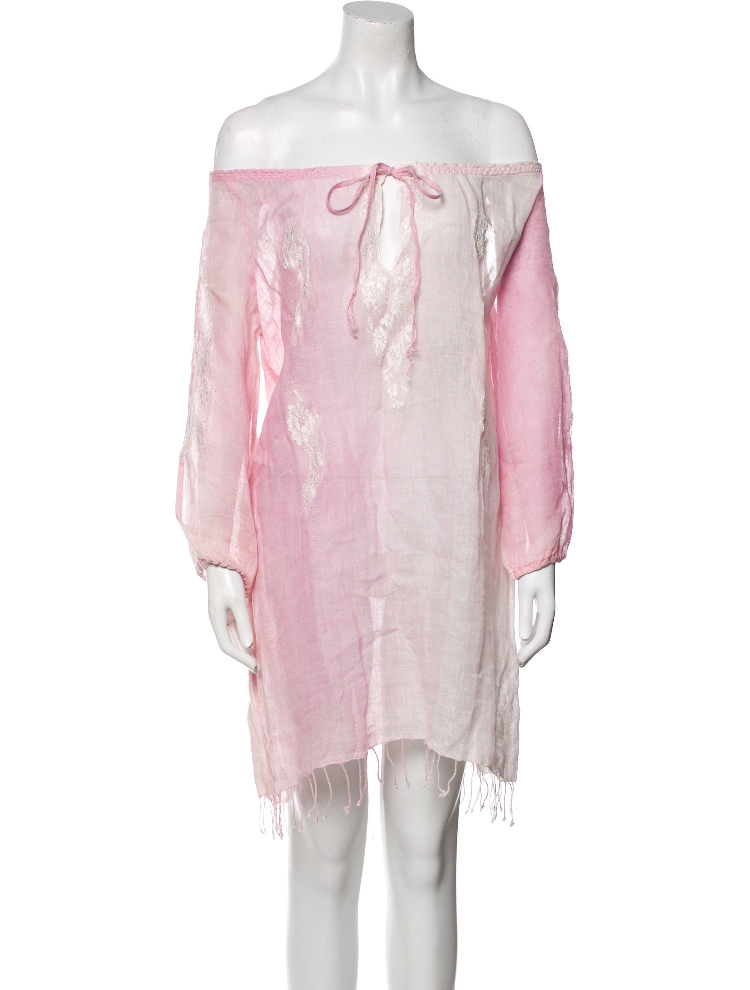 Vanita Rosa Linen Mini Dress