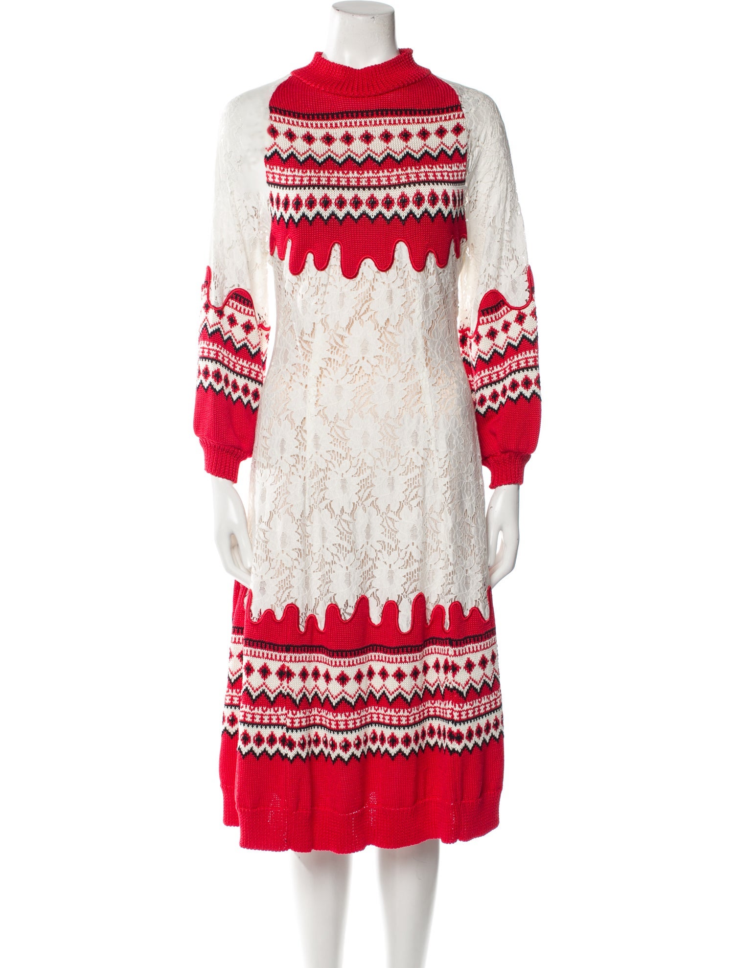 Vivetta Printed Midi Length Dress w/ Tags