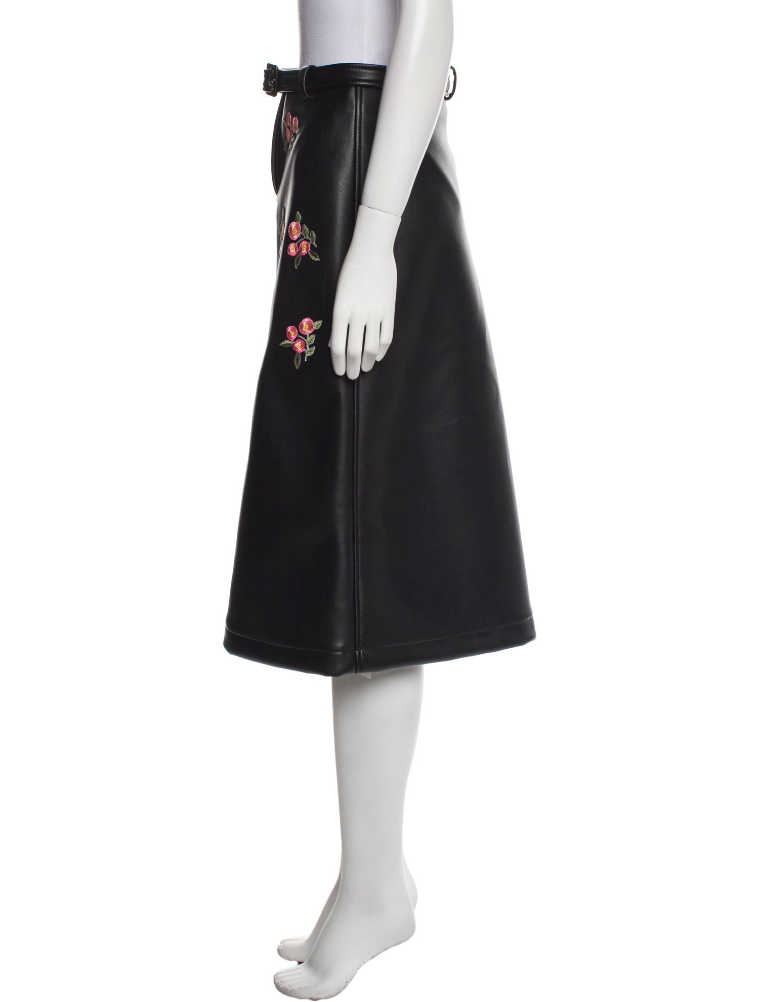 Vivetta Embroidered Accent Midi Length Skirt w/ Tags