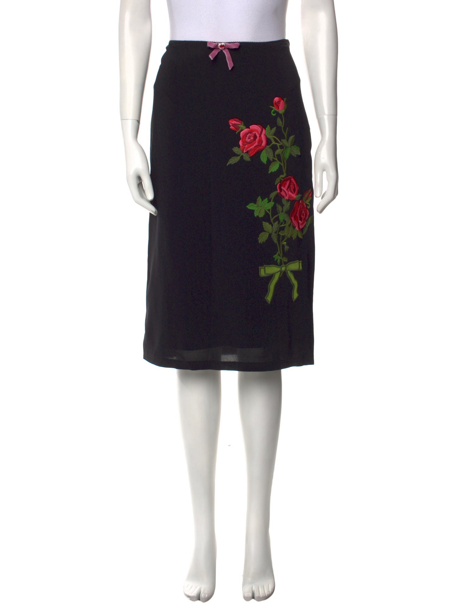 Vivetta Floral Print Knee-Length Skirt