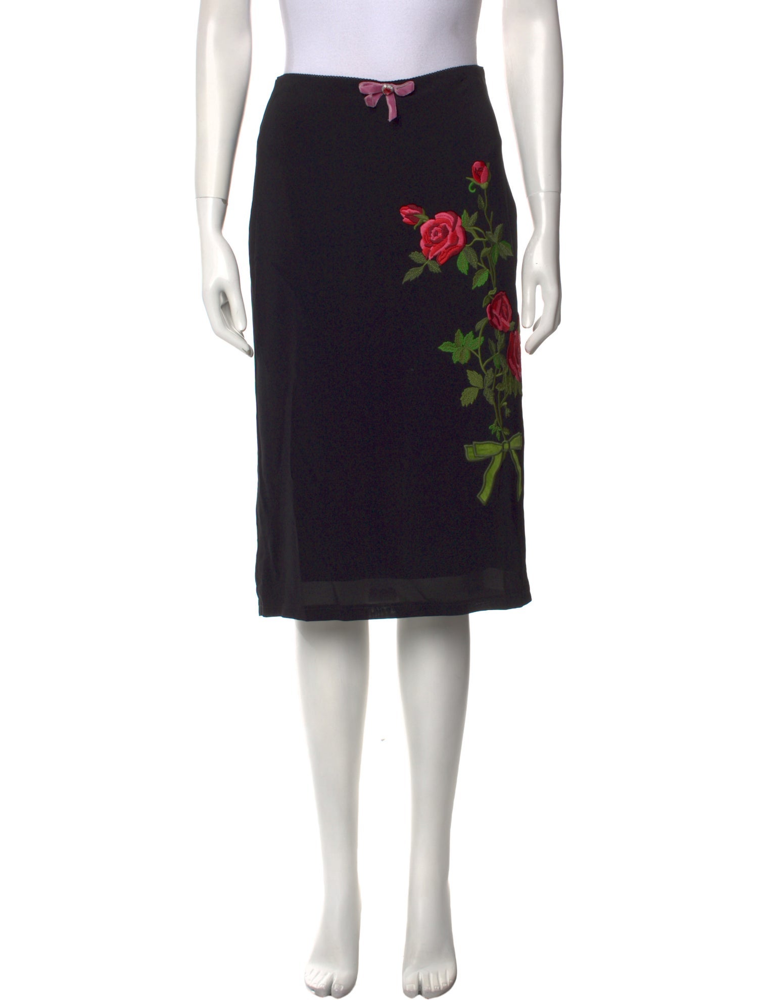 Vivetta Floral Print Knee-Length Skirt