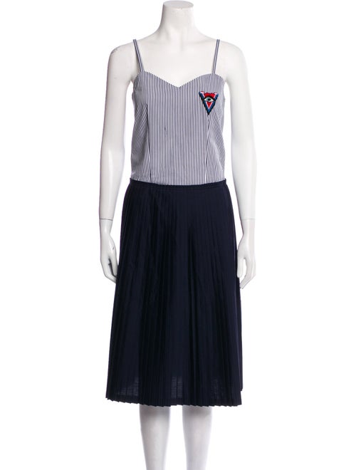 Vivetta Striped Midi Length Dress