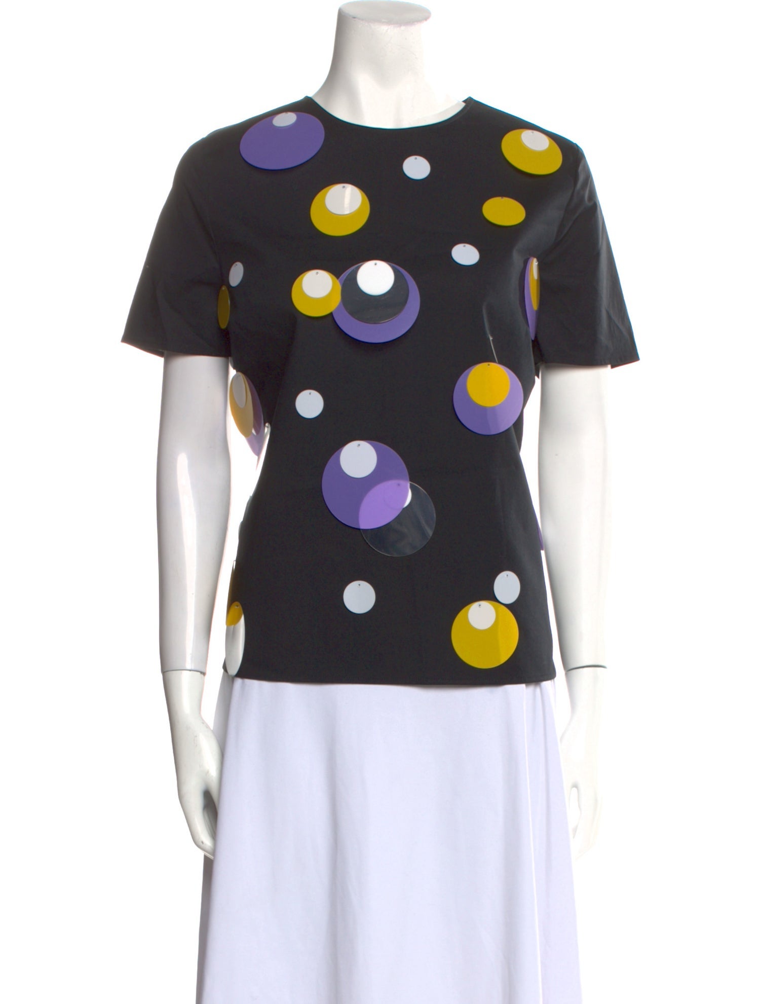 Vivetta Polka Dot Print Crew Neck T-Shirt