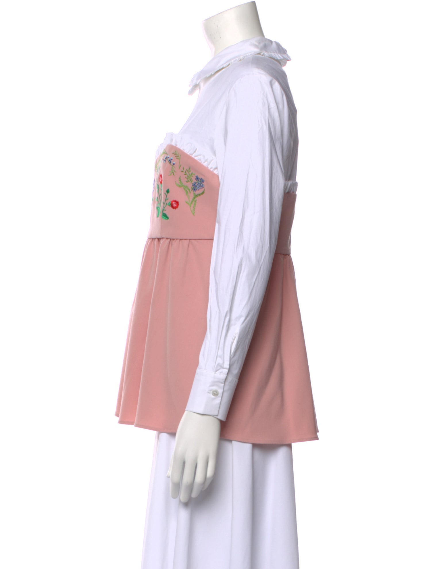 Vivetta Floral Print Long Sleeve Blouse w/ Tags