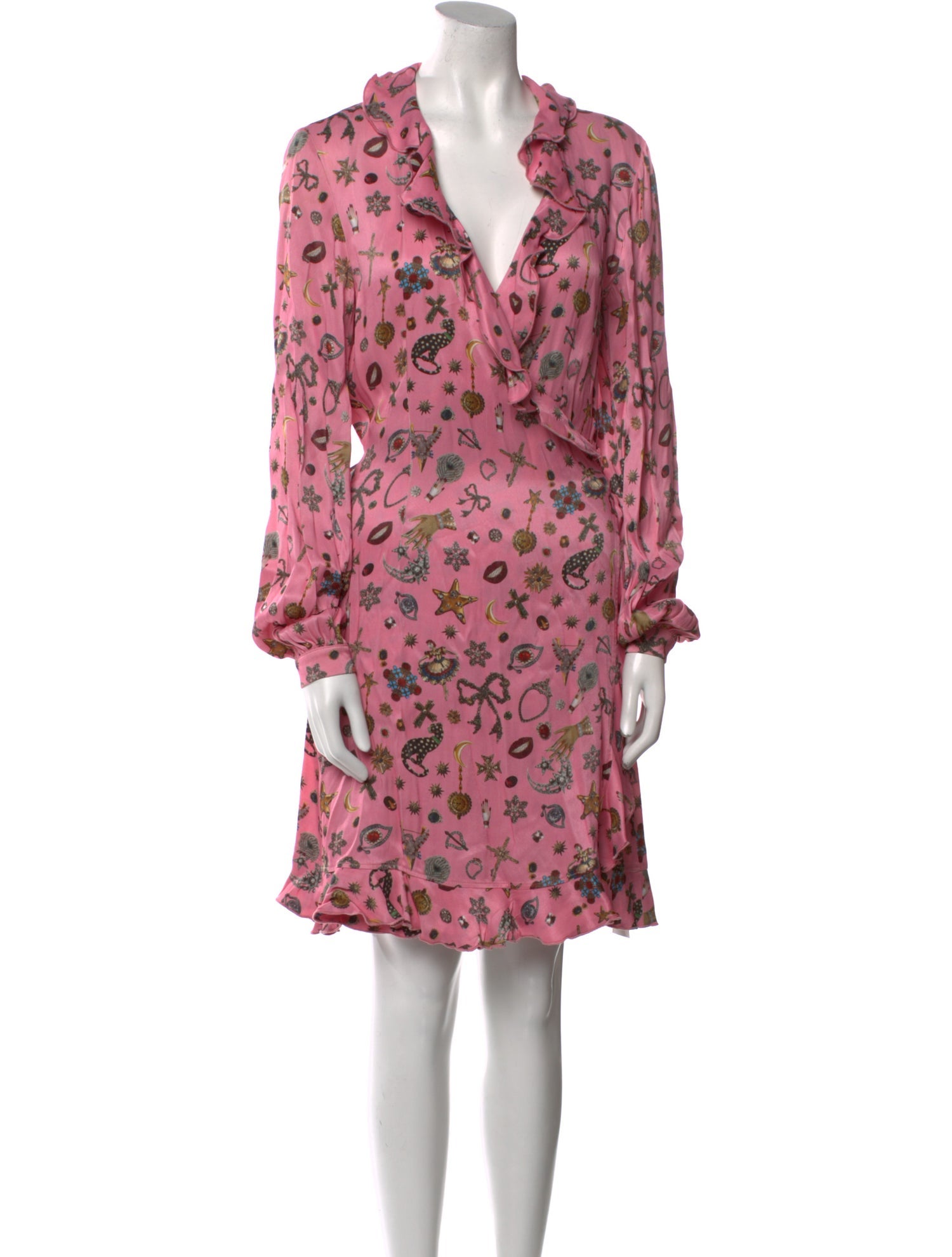 Vivetta Floral Print Knee-Length Dress