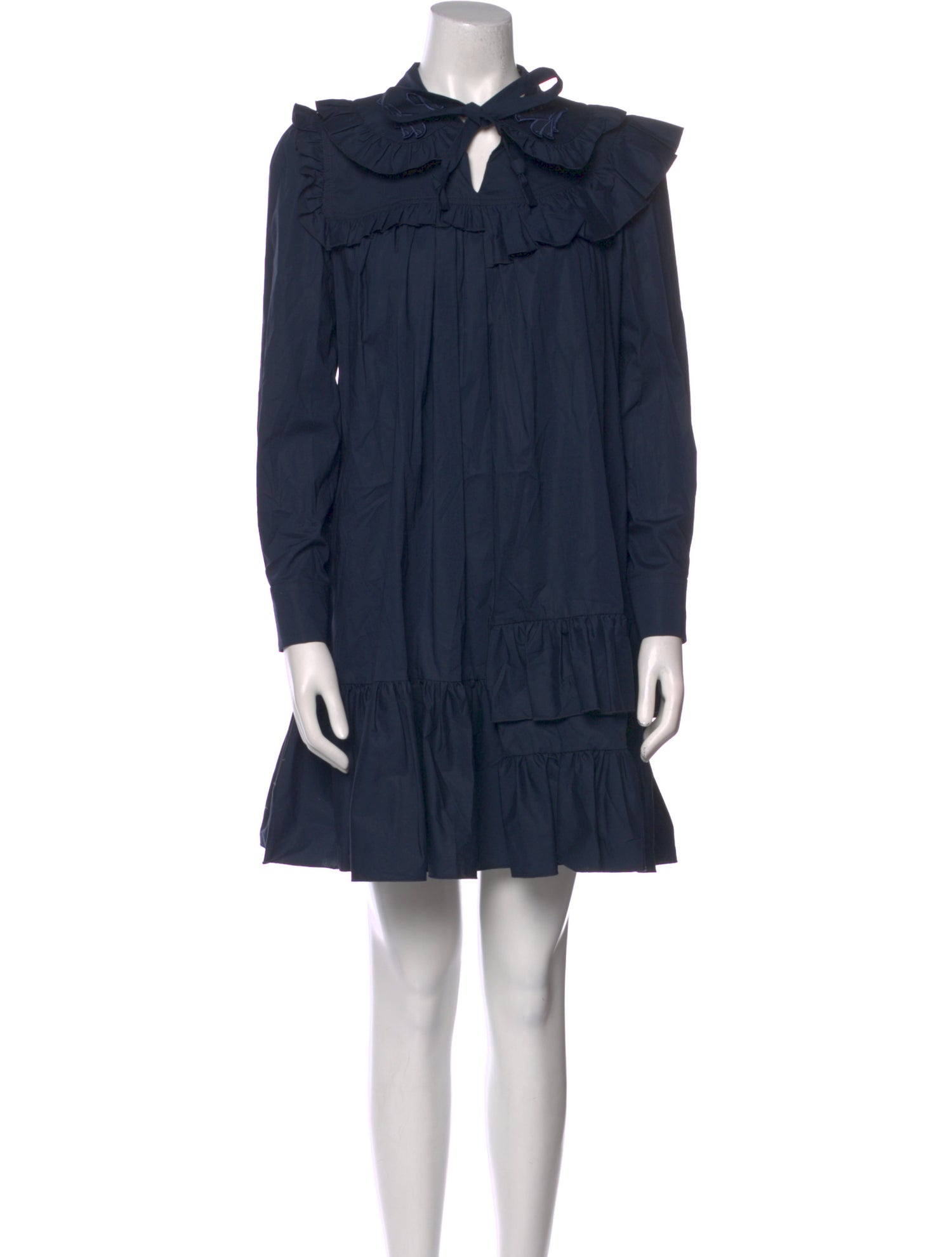 Vivetta Mock Neck Mini Dress