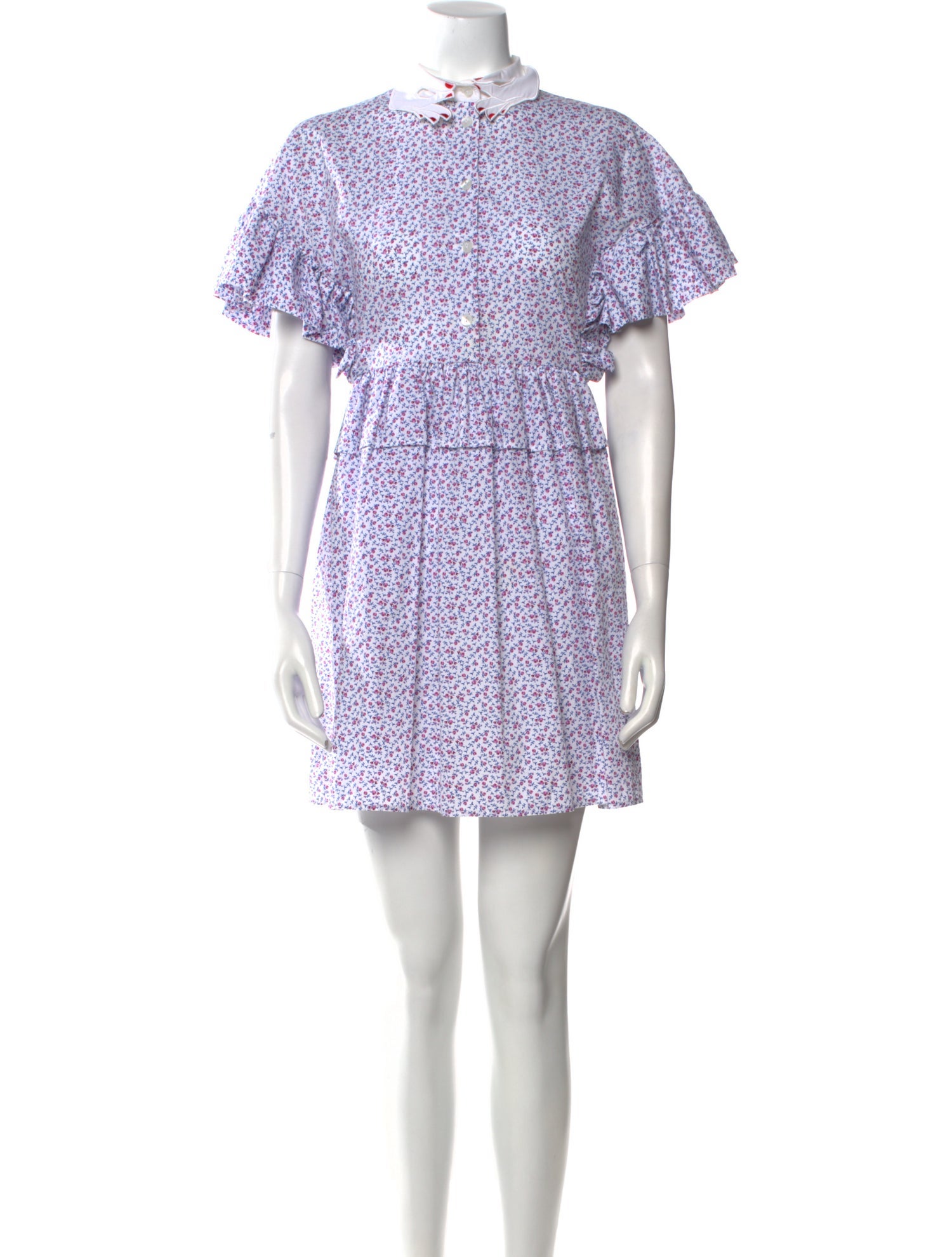 Vivetta Floral Print Mini Dress