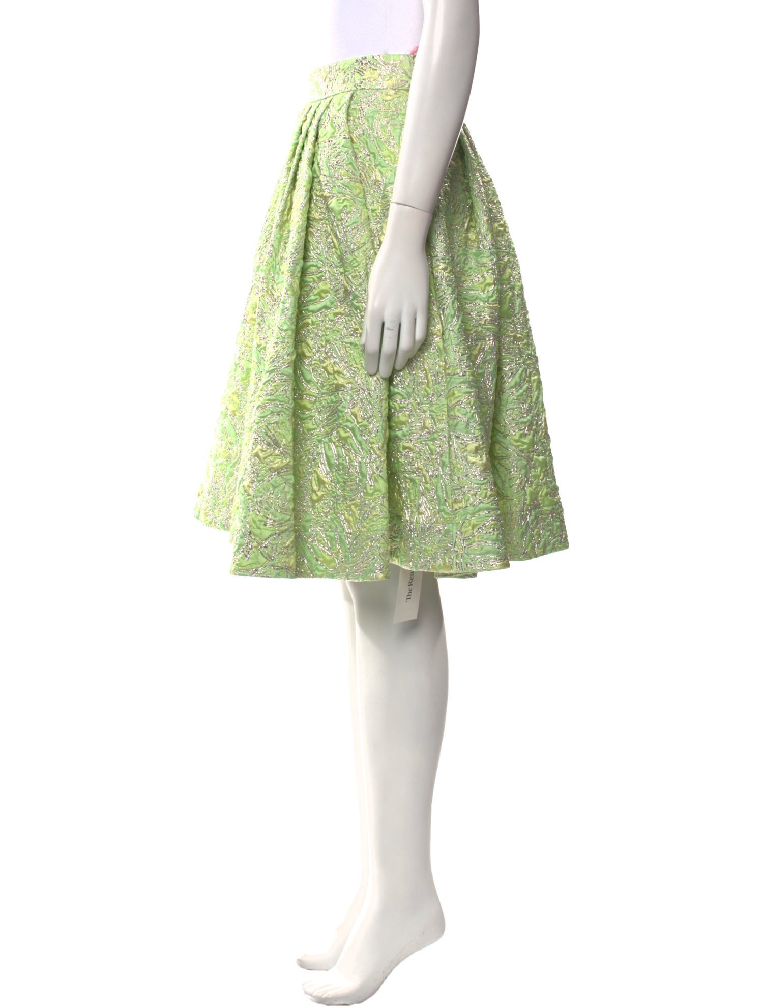 Vivetta Pleated Accents Knee-Length Skirt w/ Tags