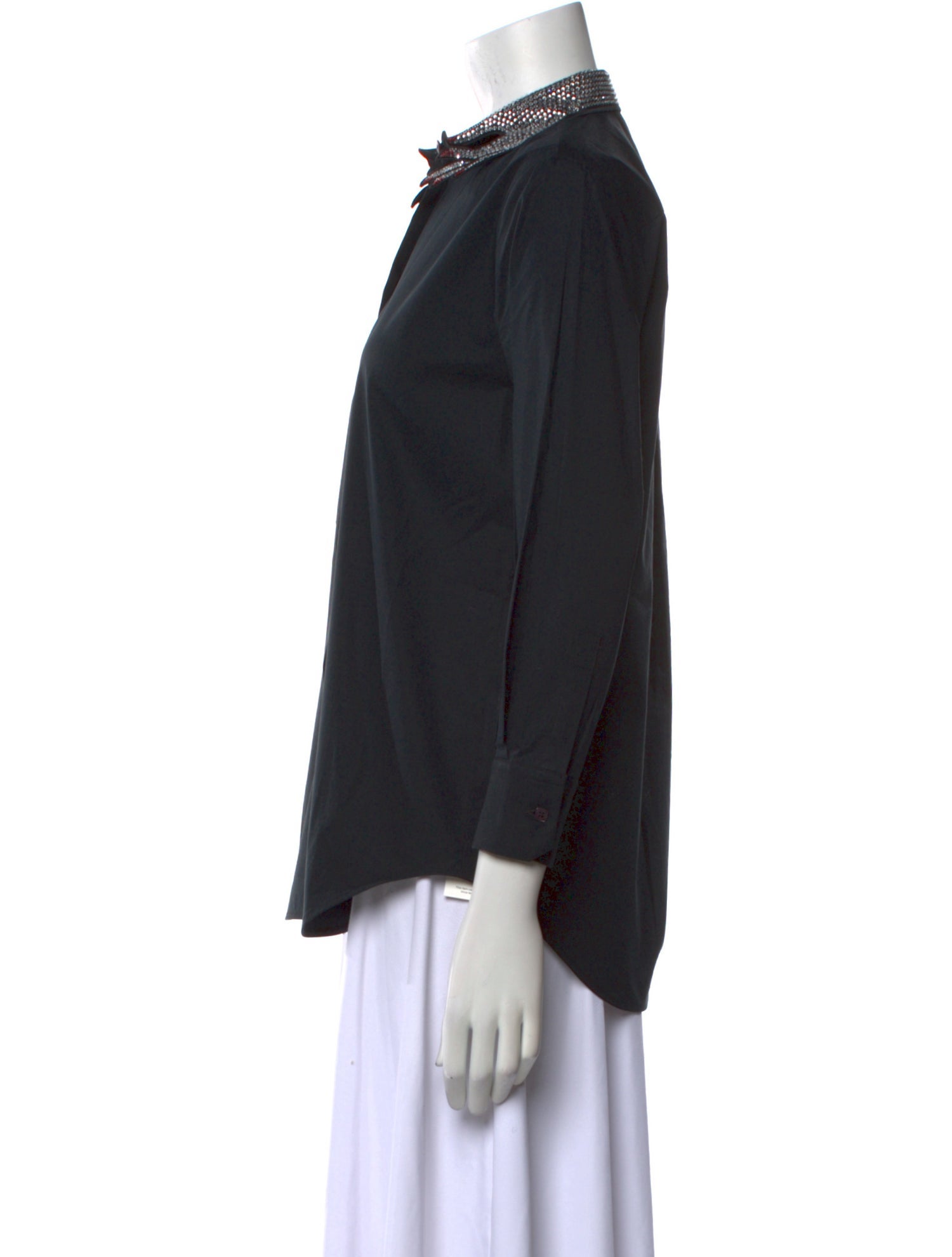 Vivetta Three-Quarter Sleeve Button-Up Top