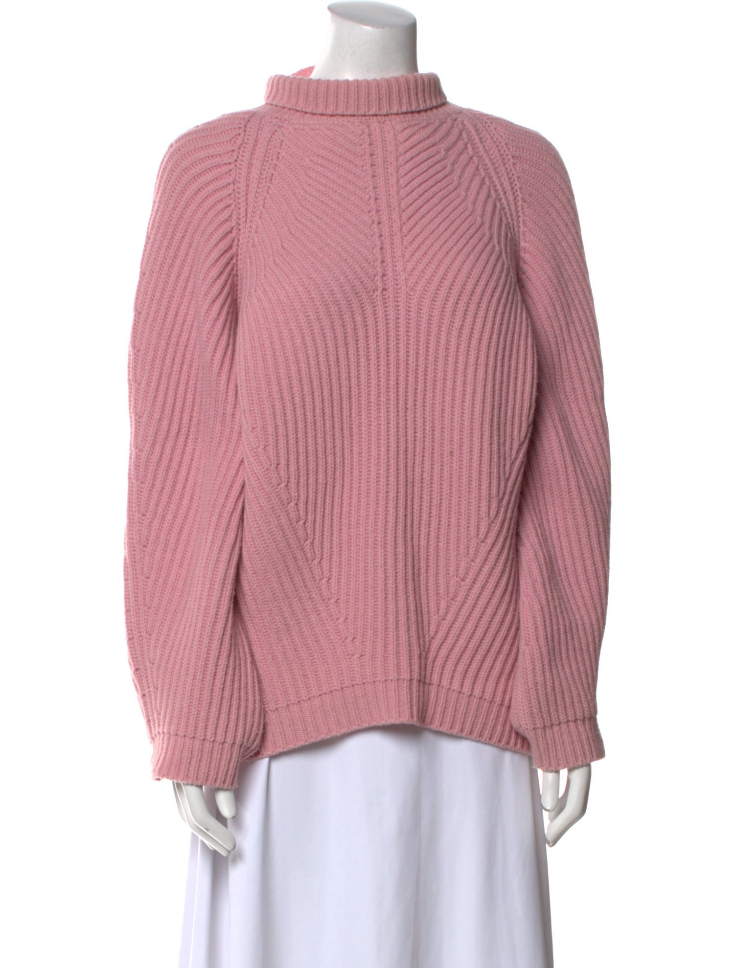 Vivetta Virgin Wool Mock Neck Sweater