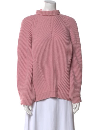 Vivetta Virgin Wool Mock Neck Sweater