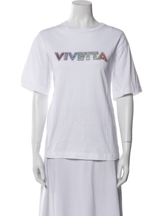 Vivetta Graphic Print Crew Neck T-Shirt