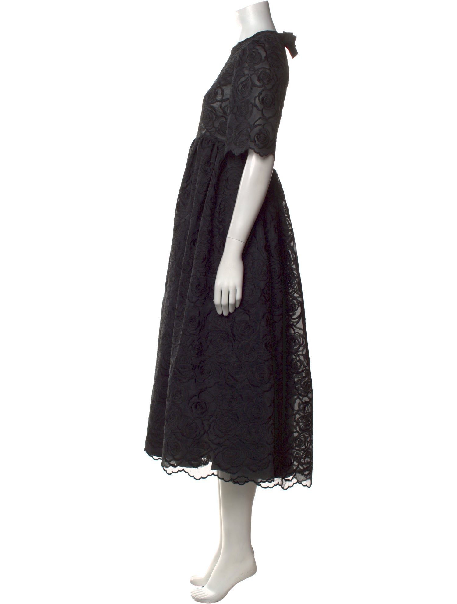 Vivetta Lace Pattern Long Dress