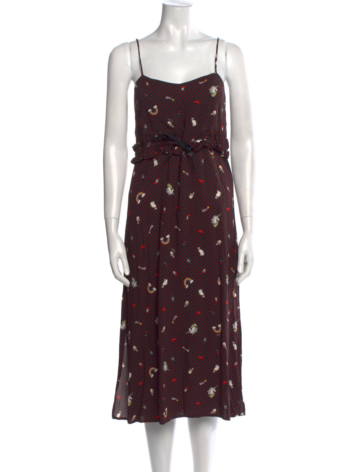 Vivetta Floral Print Midi Length Dress