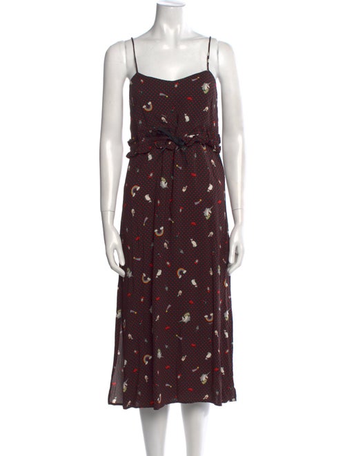 Vivetta Floral Print Midi Length Dress