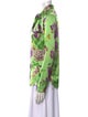 Vivetta Floral Print Tie Neck Button-Up Top