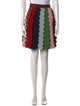 Vivetta Colorblock Pattern Knee-Length Skirt