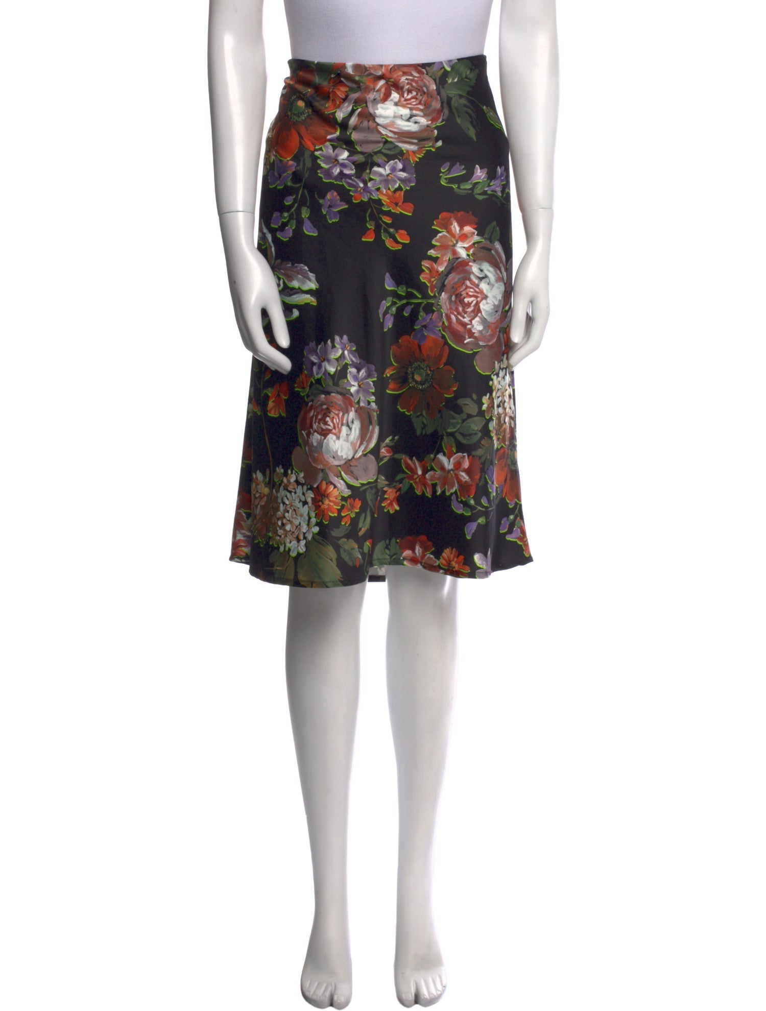 Vivetta Floral Print Knee-Length Skirt