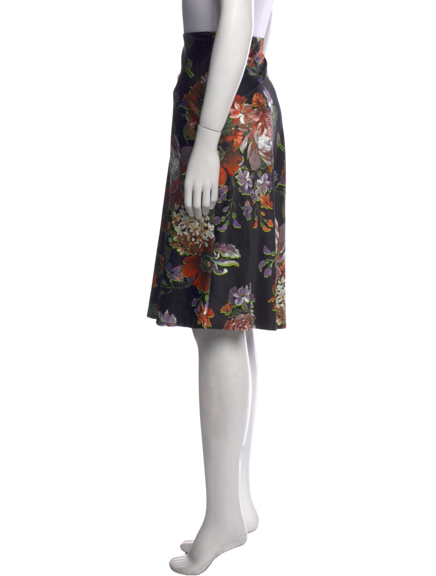 Vivetta Floral Print Knee-Length Skirt