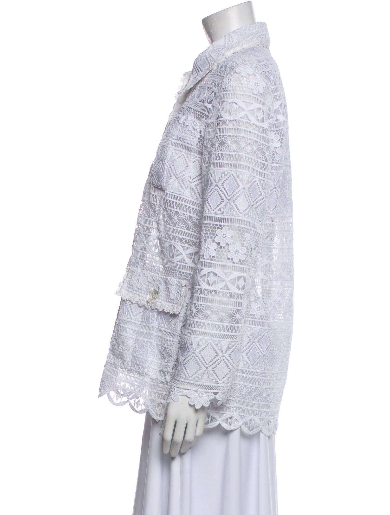 Vivetta Lace Pattern Jacket