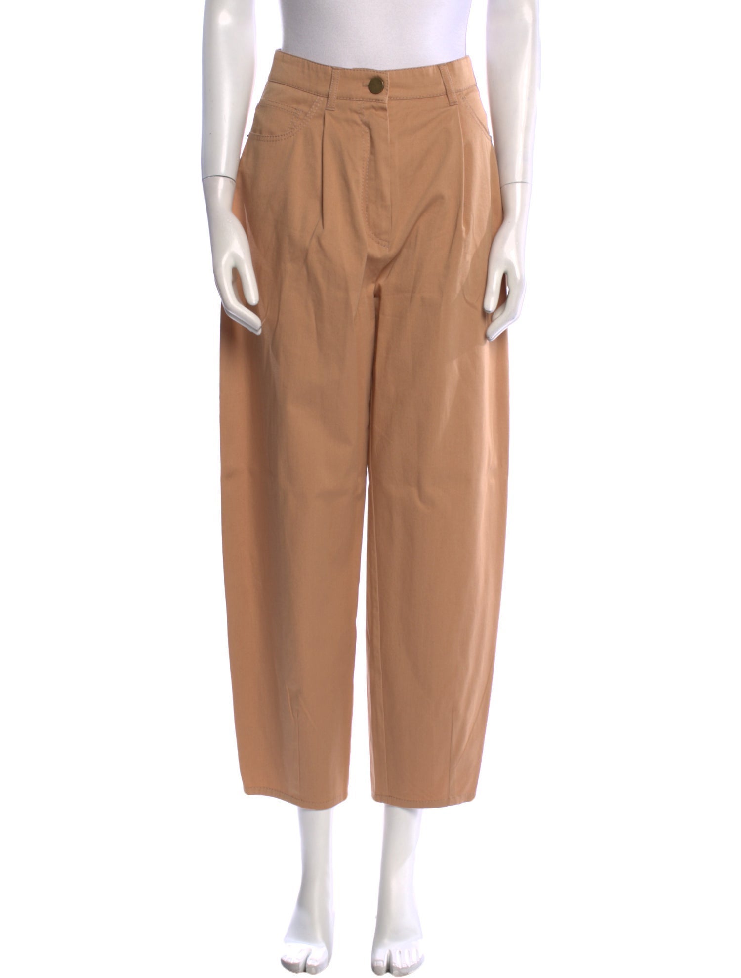 Vivetta Leather Straight Leg Pants